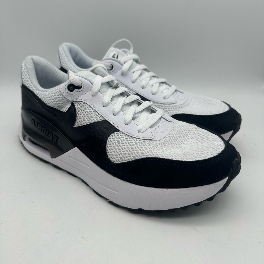 Brand New Nike Air Max Systm Dm9357103 Low Whte Black Sz 105